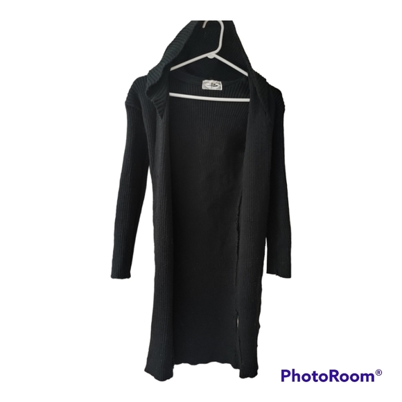 Cardigan with hood - Picture 1 of 3